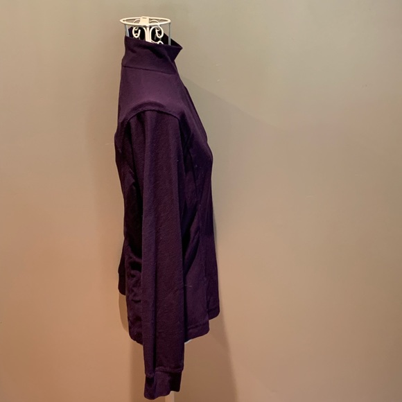 ATHLETIC WORKS Purple Fitted Active Turtleneck (S) - Picture 4 of 8